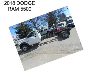 2018 DODGE RAM 5500