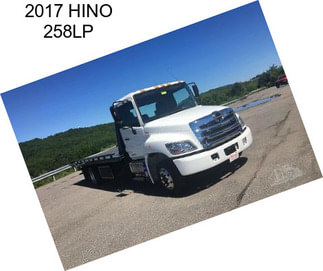 2017 HINO 258LP