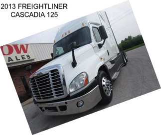 2013 FREIGHTLINER CASCADIA 125