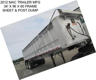 2012 MAC TRAILER MFG 34\' X 96\