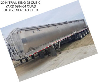 2014 TRAIL KING 92 CUBIC YARD 5284-64 QUAD 60\