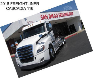 2018 FREIGHTLINER CASCADIA 116