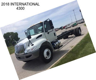 2018 INTERNATIONAL 4300