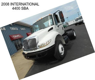 2008 INTERNATIONAL 4400 SBA