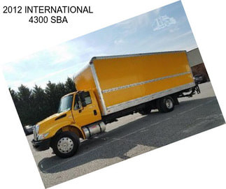 2012 INTERNATIONAL 4300 SBA