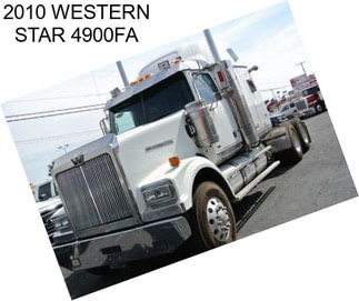 2010 WESTERN STAR 4900FA