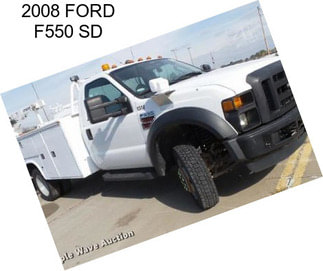 2008 FORD F550 SD