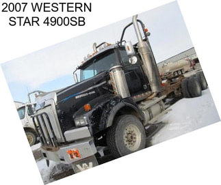 2007 WESTERN STAR 4900SB