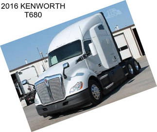 2016 KENWORTH T680