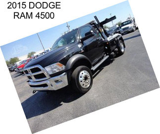 2015 DODGE RAM 4500