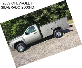 2009 CHEVROLET SILVERADO 2500HD