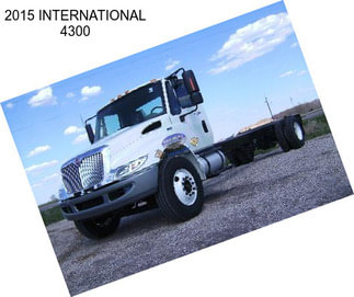 2015 INTERNATIONAL 4300