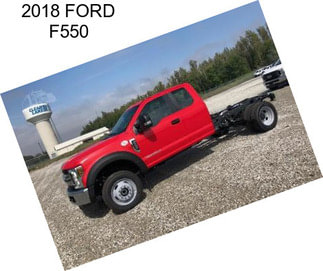 2018 FORD F550