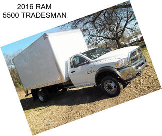 2016 RAM 5500 TRADESMAN