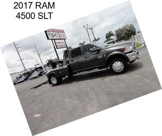 2017 RAM 4500 SLT