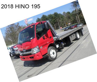 2018 HINO 195