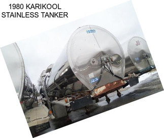 1980 KARIKOOL STAINLESS TANKER