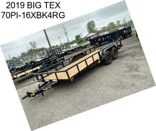 2019 BIG TEX 70PI-16XBK4RG