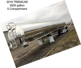 2019 TREMCAR 9200 gallon 5 Compartment
