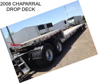 2008 CHAPARRAL DROP DECK