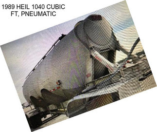 1989 HEIL 1040 CUBIC FT, PNEUMATIC