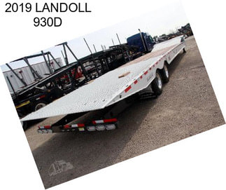 2019 LANDOLL 930D