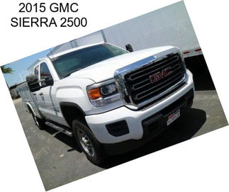 2015 GMC SIERRA 2500