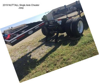 2019 NUTTALL Single Axle \