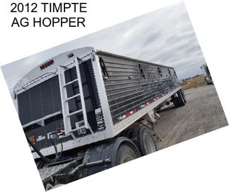 2012 TIMPTE AG HOPPER