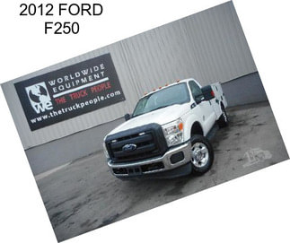 2012 FORD F250