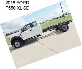 2018 FORD F550 XL SD