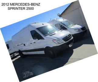 2012 MERCEDES-BENZ SPRINTER 2500