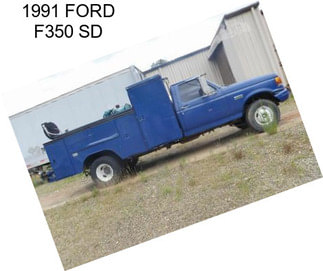 1991 FORD F350 SD