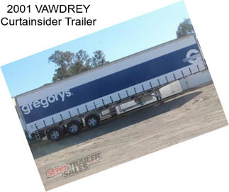 2001 VAWDREY Curtainsider Trailer