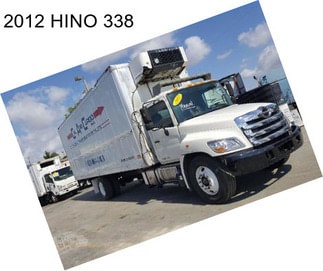 2012 HINO 338