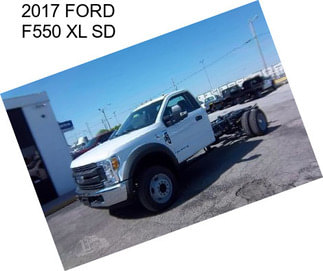 2017 FORD F550 XL SD