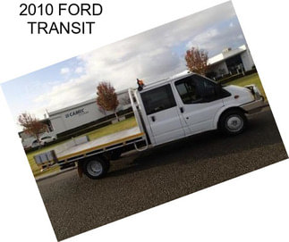 2010 FORD TRANSIT