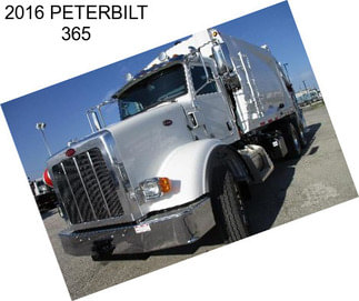 2016 PETERBILT 365