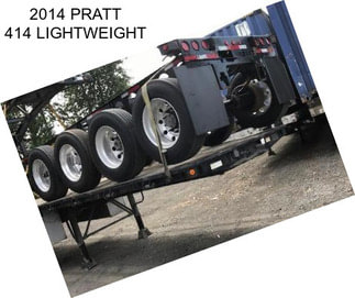 2014 PRATT 414 LIGHTWEIGHT