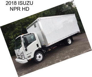 2018 ISUZU NPR HD