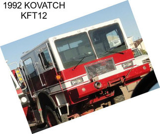 1992 KOVATCH KFT12