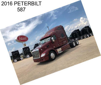 2016 PETERBILT 587