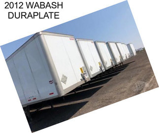 2012 WABASH DURAPLATE