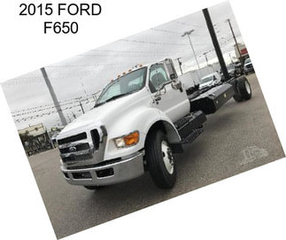 2015 FORD F650