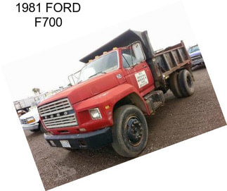 1981 FORD F700