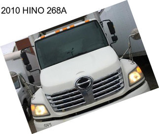 2010 HINO 268A