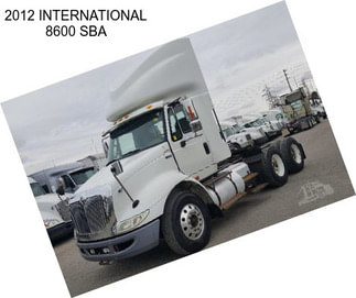 2012 INTERNATIONAL 8600 SBA