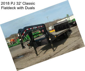 2018 PJ 32\' Classic Flatdeck with Duals