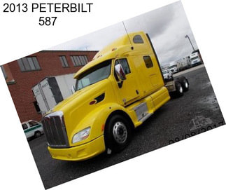 2013 PETERBILT 587