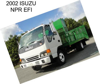 2002 ISUZU NPR EFI